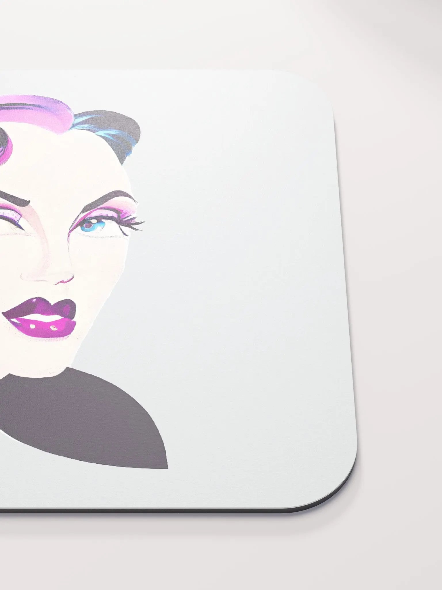 Striking Retro Lady Mouse Mat product image (5)