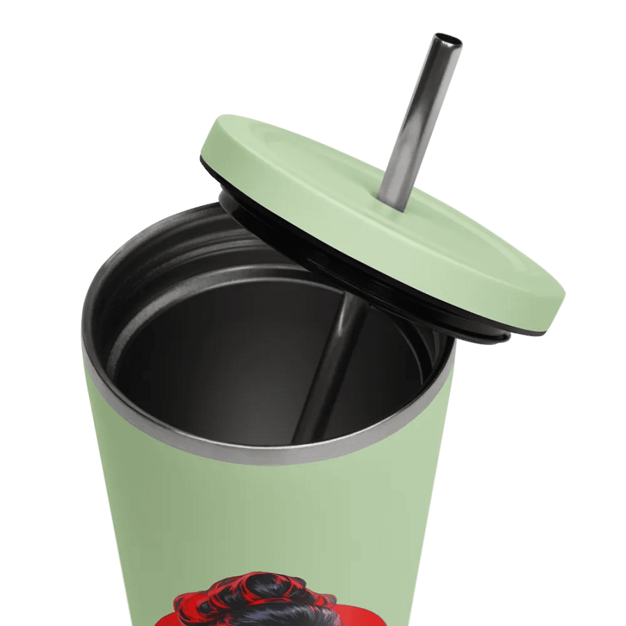 Waifu Boss 20 oz Tumbler Cup - Mint - Insulated Tumbler with a Straw v2 product image (11)