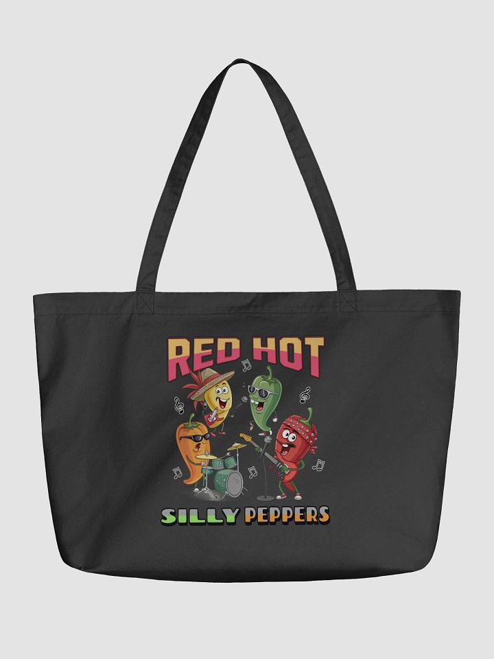 Red Hot Silly Peppers Organic Tote Bag product image (2)