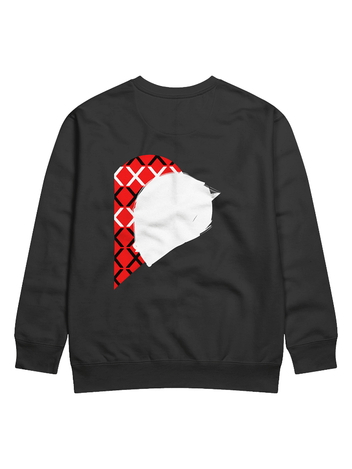 Matching Road Helmet Heart (White-Right) | Crewneck product image (1)