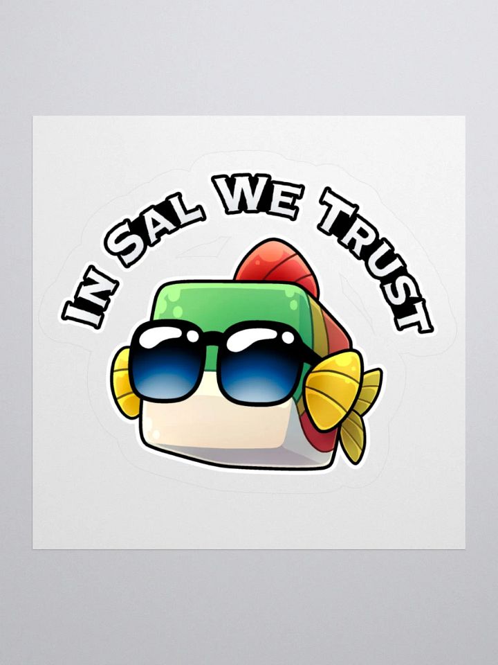 In Sal We Trust Sticker product image (2)