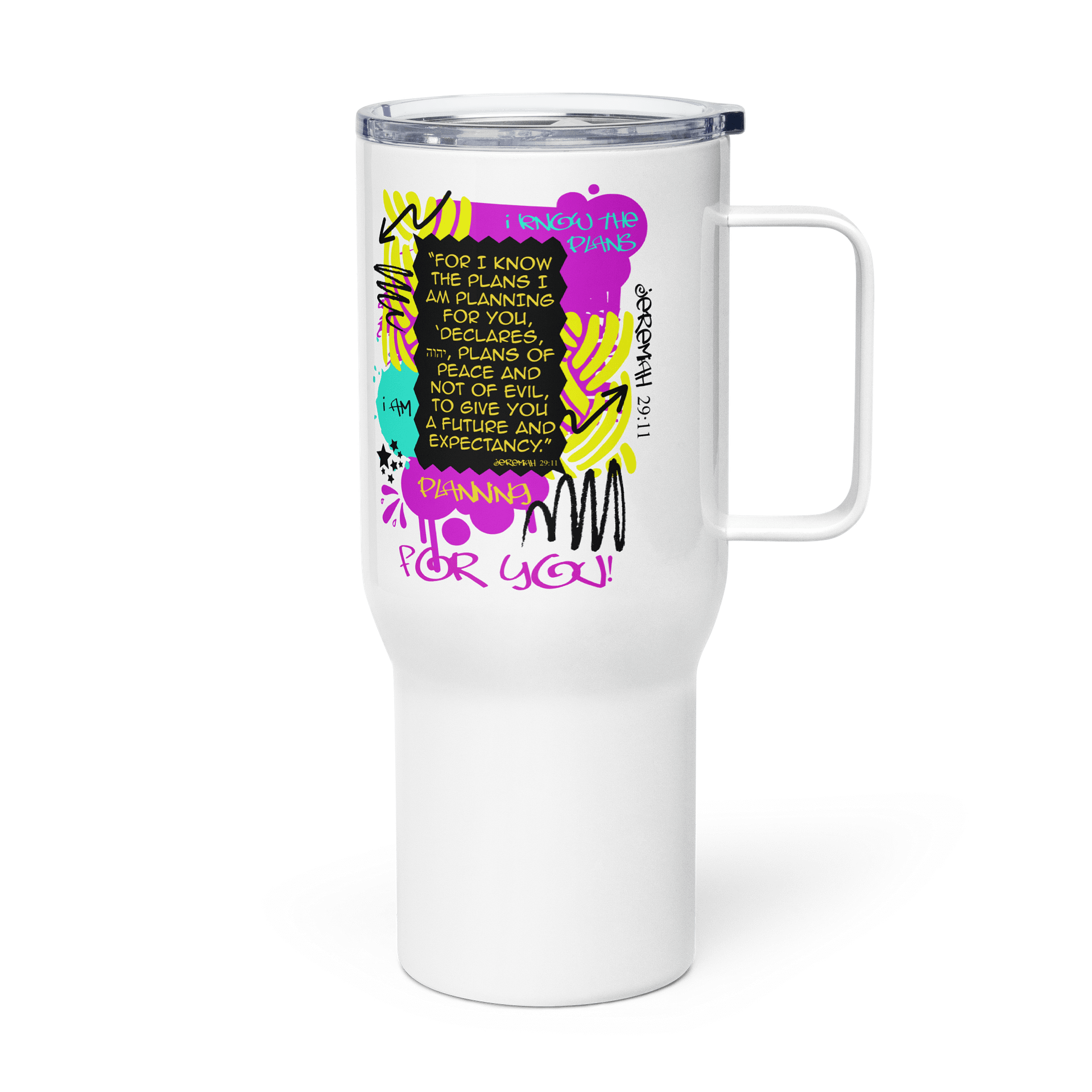 I KNOW THE PLANS STAINLESS STEEL TRAVEL MUG product image (4)