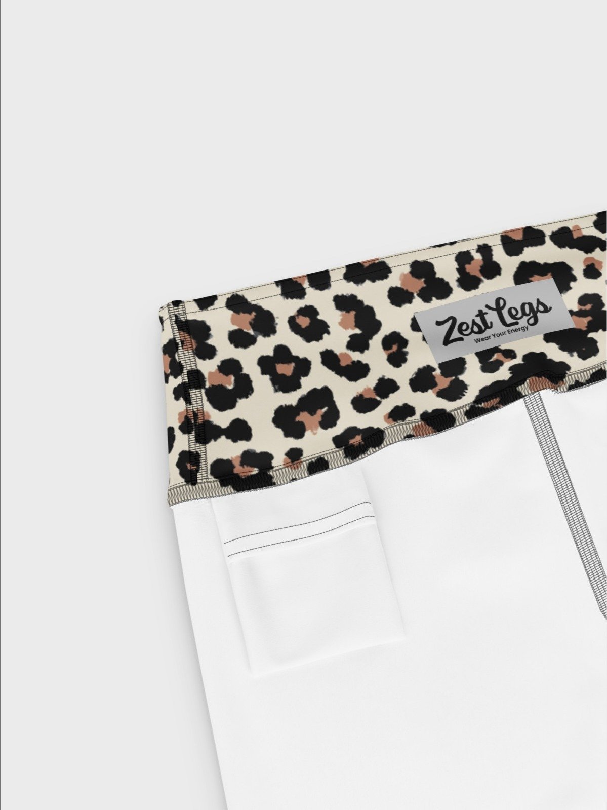 Capri Leggings "Abstract Animal Leopard Skin Fur Pattern" product image (7)