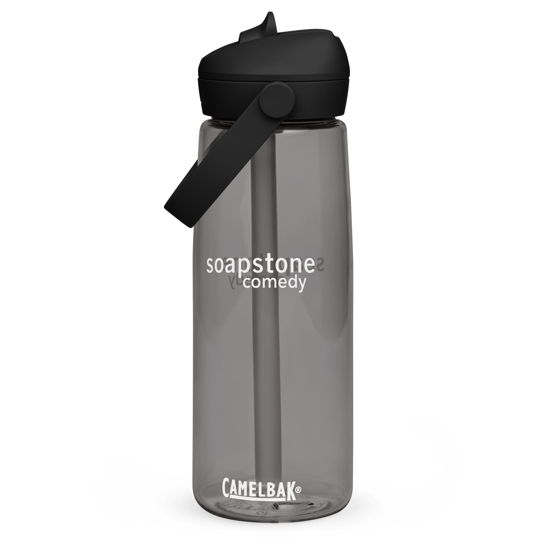 soapstone Flip Straw Water Bottle product image (2)