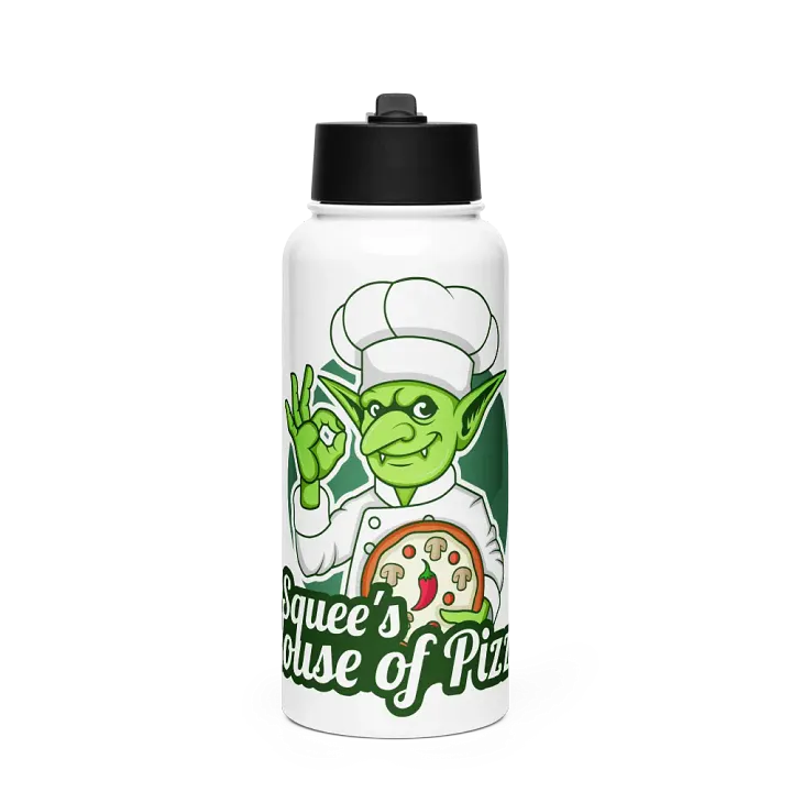 S.h.o.p. Stainless Steel Water Bottle – with Straw & Lid product image (1)