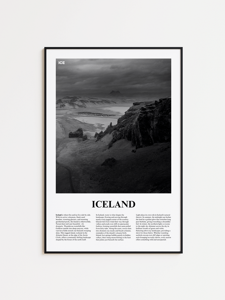 Iceland 04 Newspaper Poster product image (1)