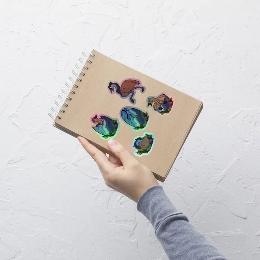 RAWR Tide Holographic Stickers product image (2)
