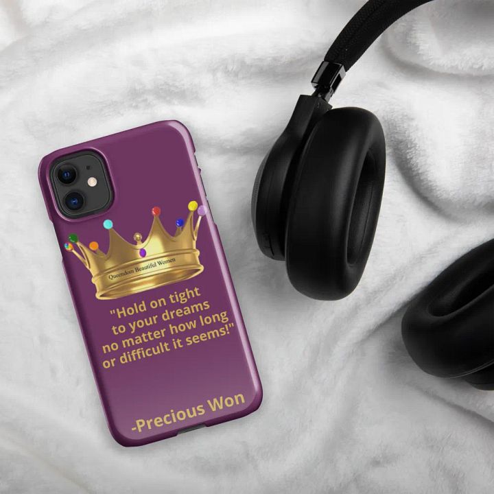Queendom Beautiful Women iPhone® Snap Case (Purple/Amethyst) product image (2)