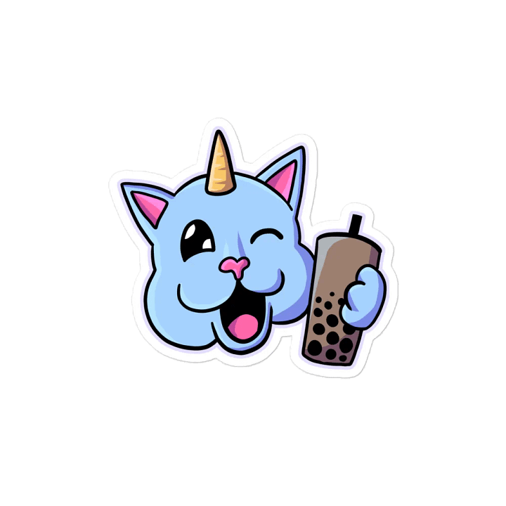 Kittycorn Boba Magnet product image (2)
