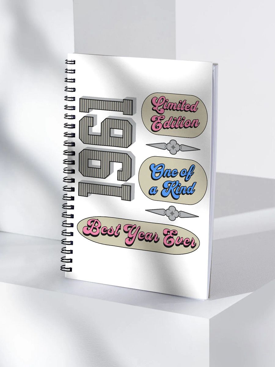 Best Year Ever 1961 Limited Edition Spiral Notebook product image (3)