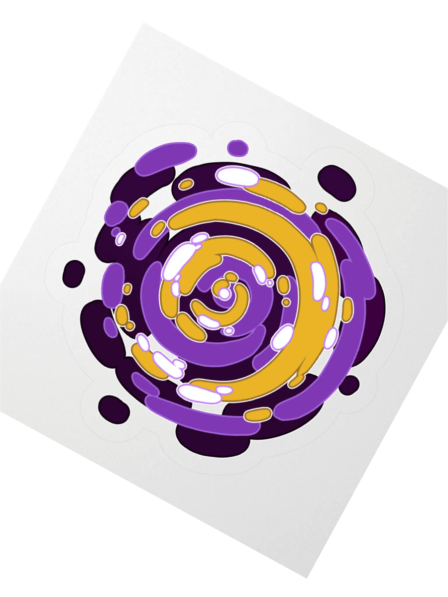 Time Warp Sticker (Nonbinary Pride Flag) product image (2)