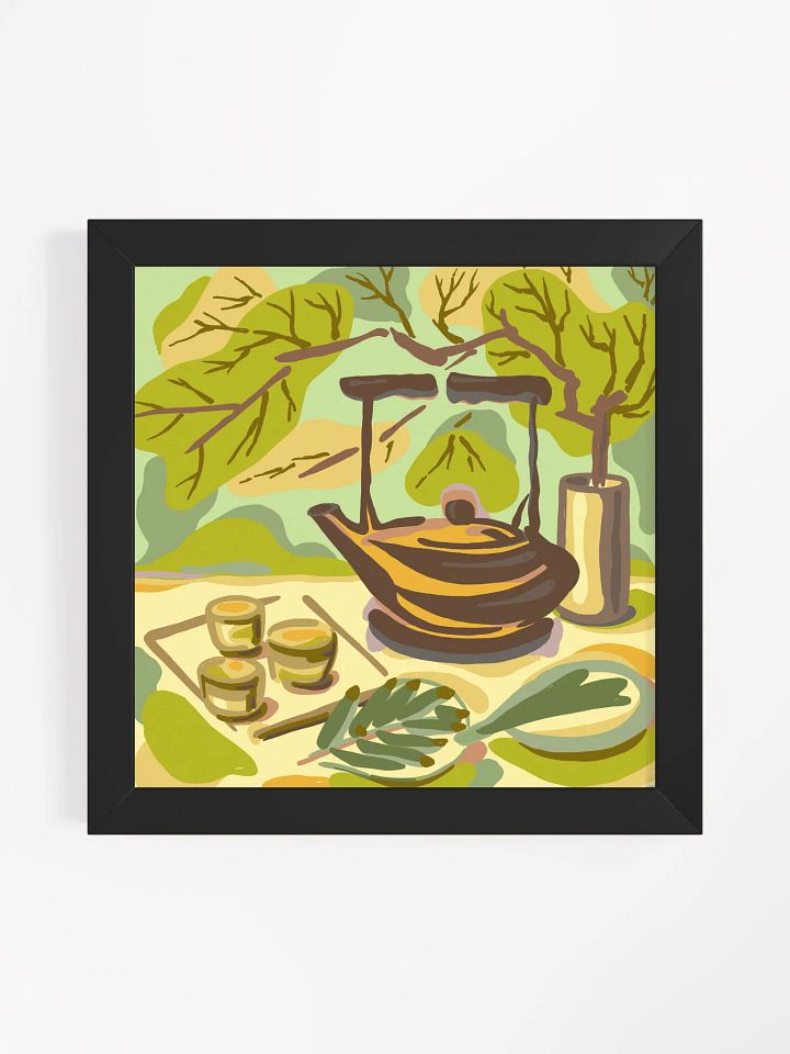 Serene Tea Time Framed Poster - Coffee Shop No. 2 product image (11)