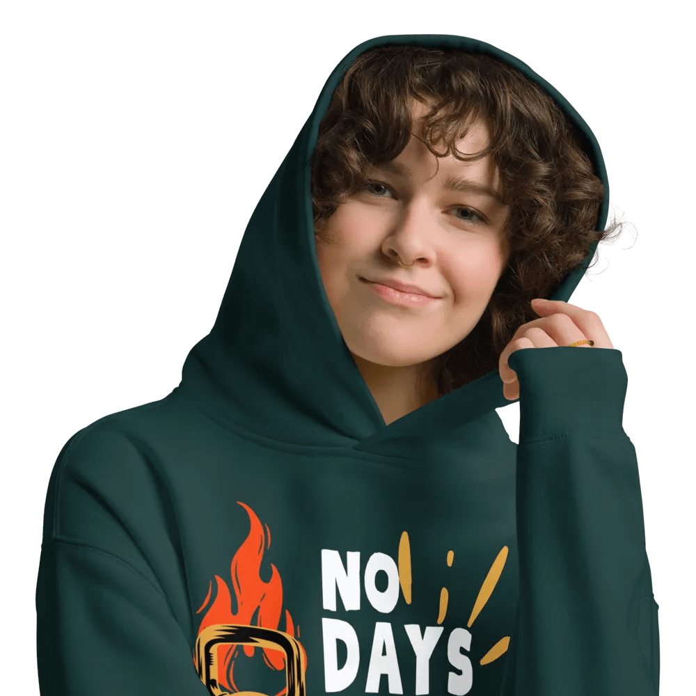 No days off unisex hoodie product image (9)