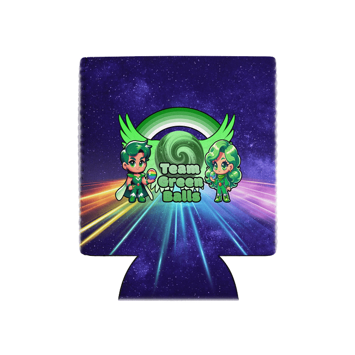 Team Green Balls Koozie product image (1)