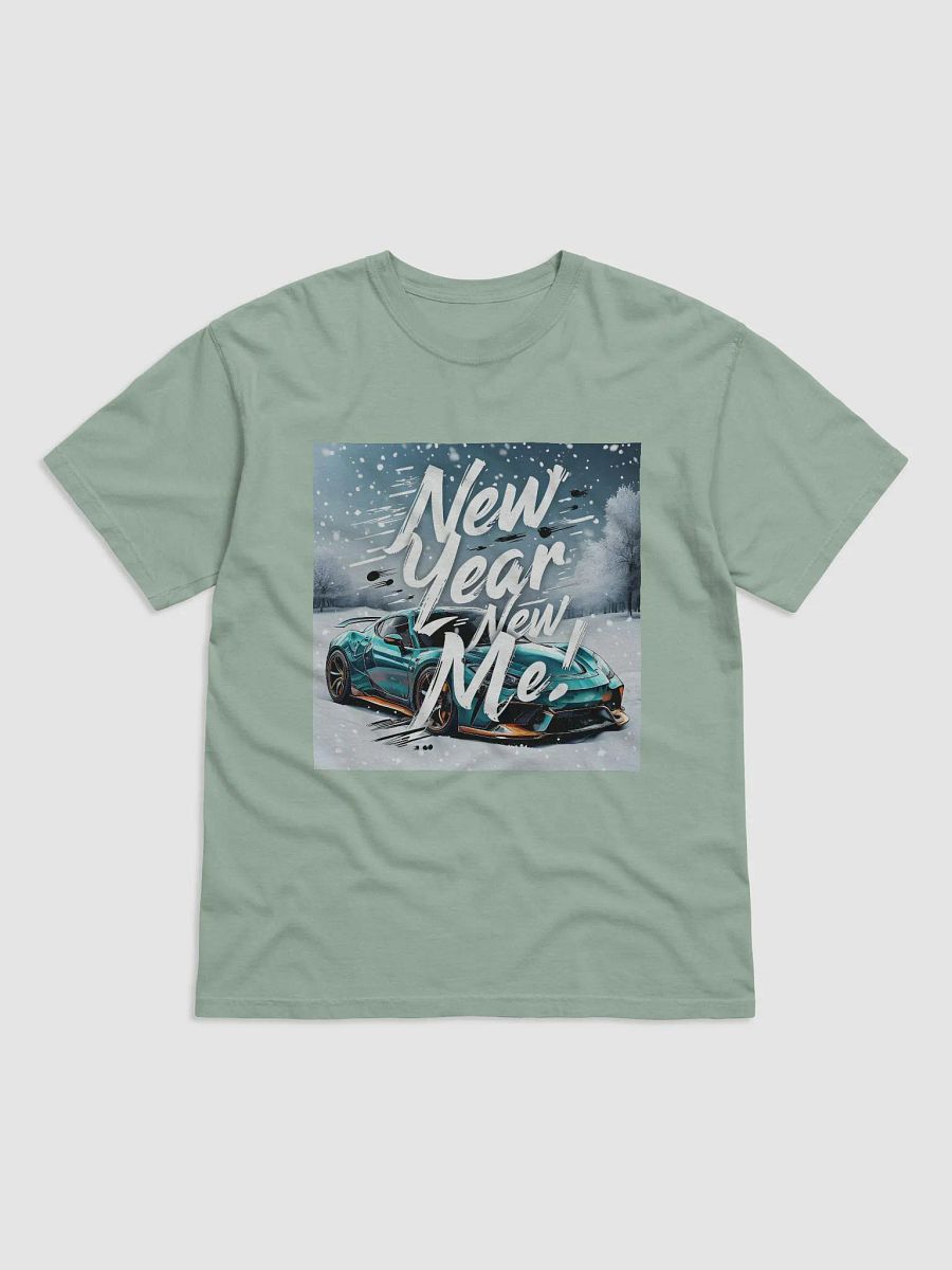 Snowy New Year Sports Car T-Shirt product image (3)