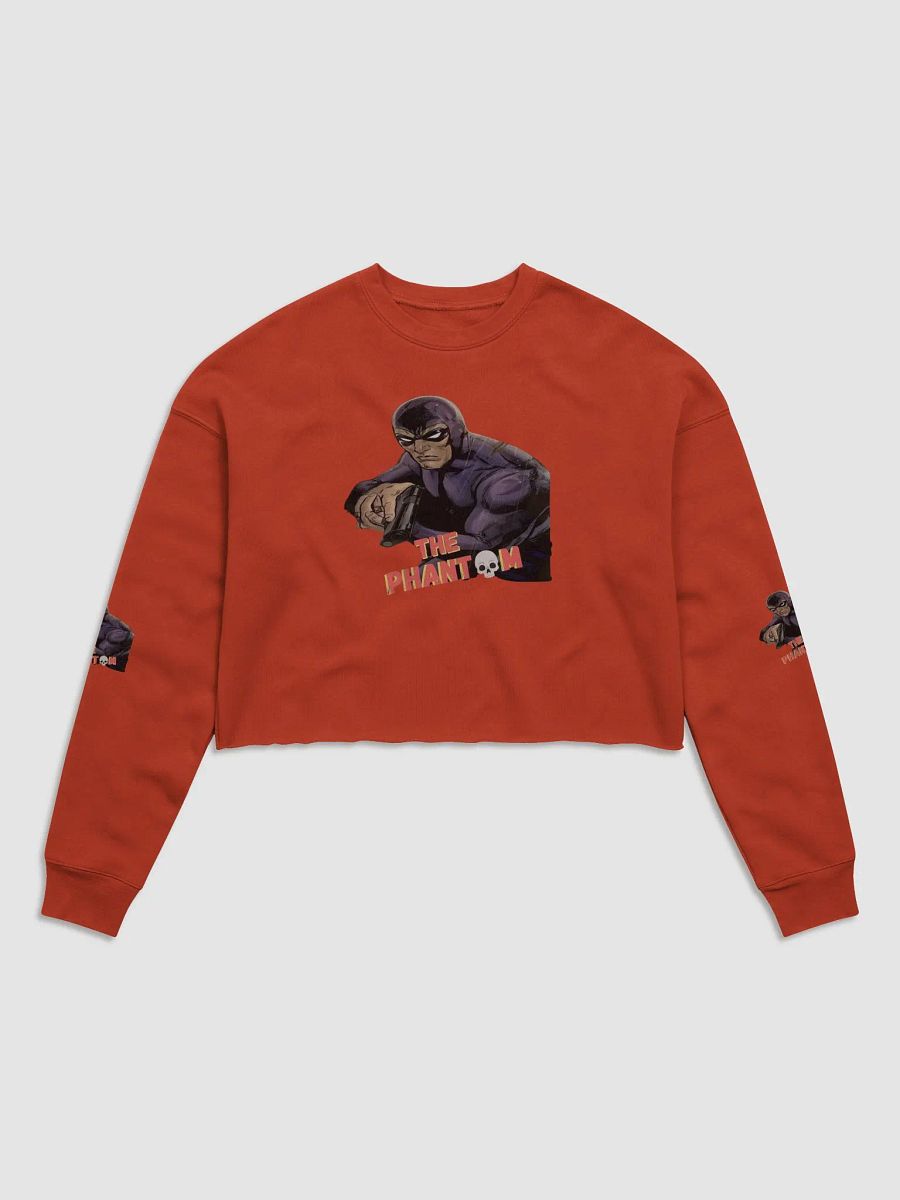 The GHOST WHO WALKS - GUNMAN Comic Style Women's Crop Sweatshirt product image (50)