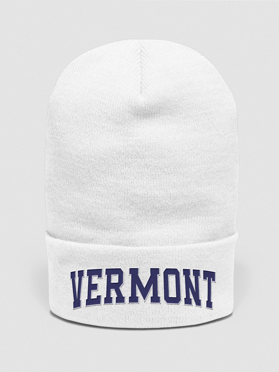 Vermont Vintage Varsity Cuffed Beanie product image (57)