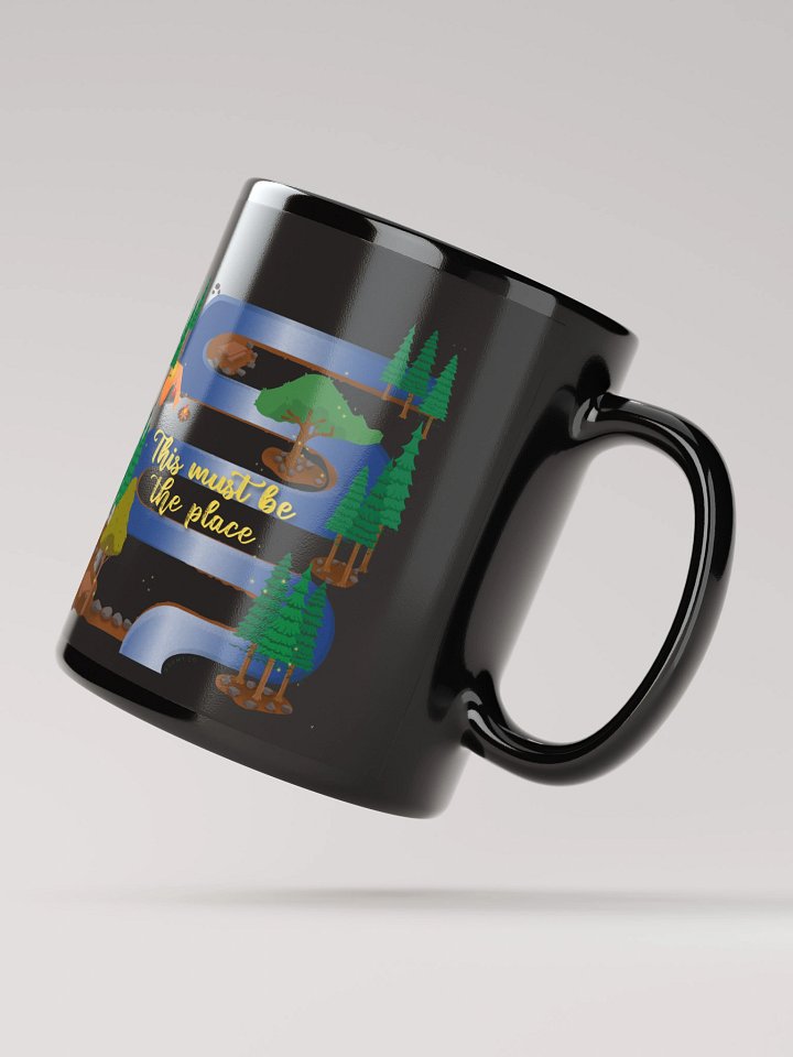 This Must be the Place, black ceramic mug product image (4)