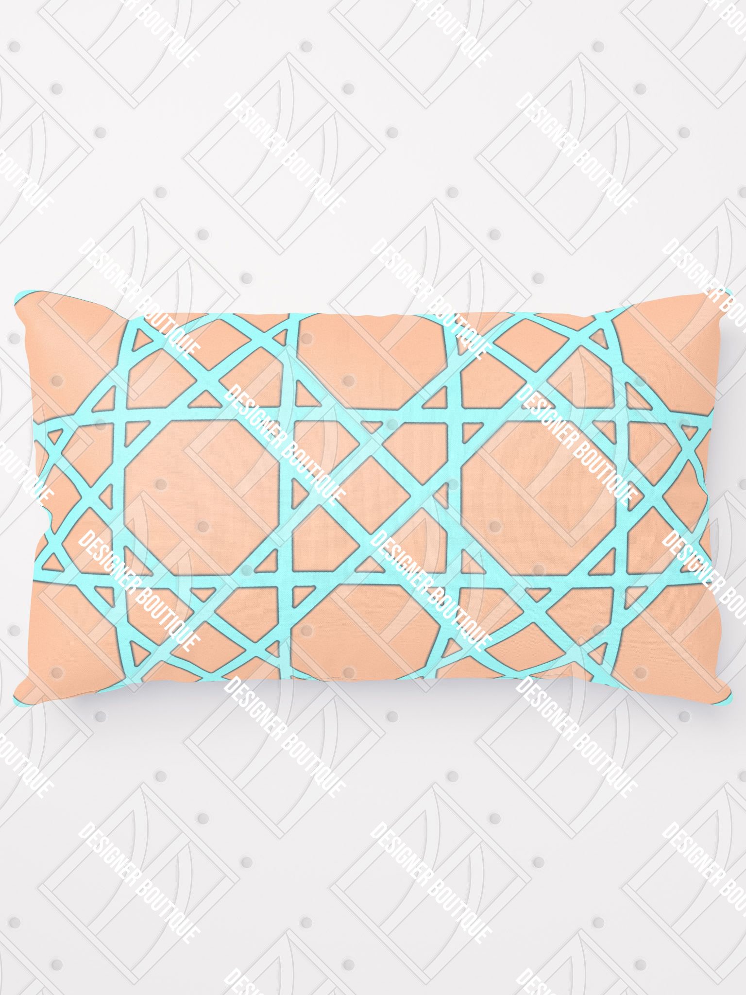 Tropical Mint Trellis Pillow product image (5)