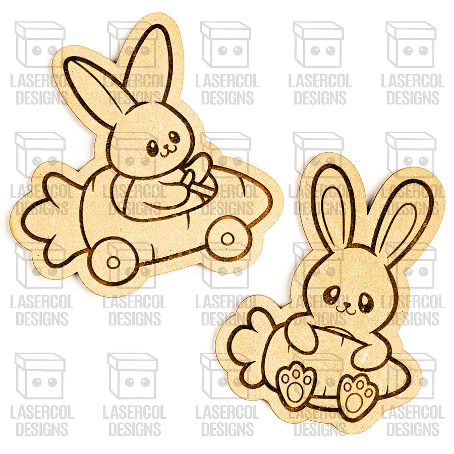 Easter Bunny DIY Paint Kit Set 8 V2- Laser Cut Files product image (6)