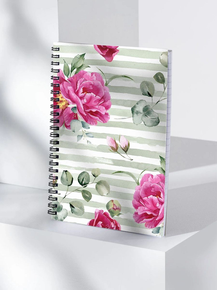 Peony Spiral Notebook product image (4)
