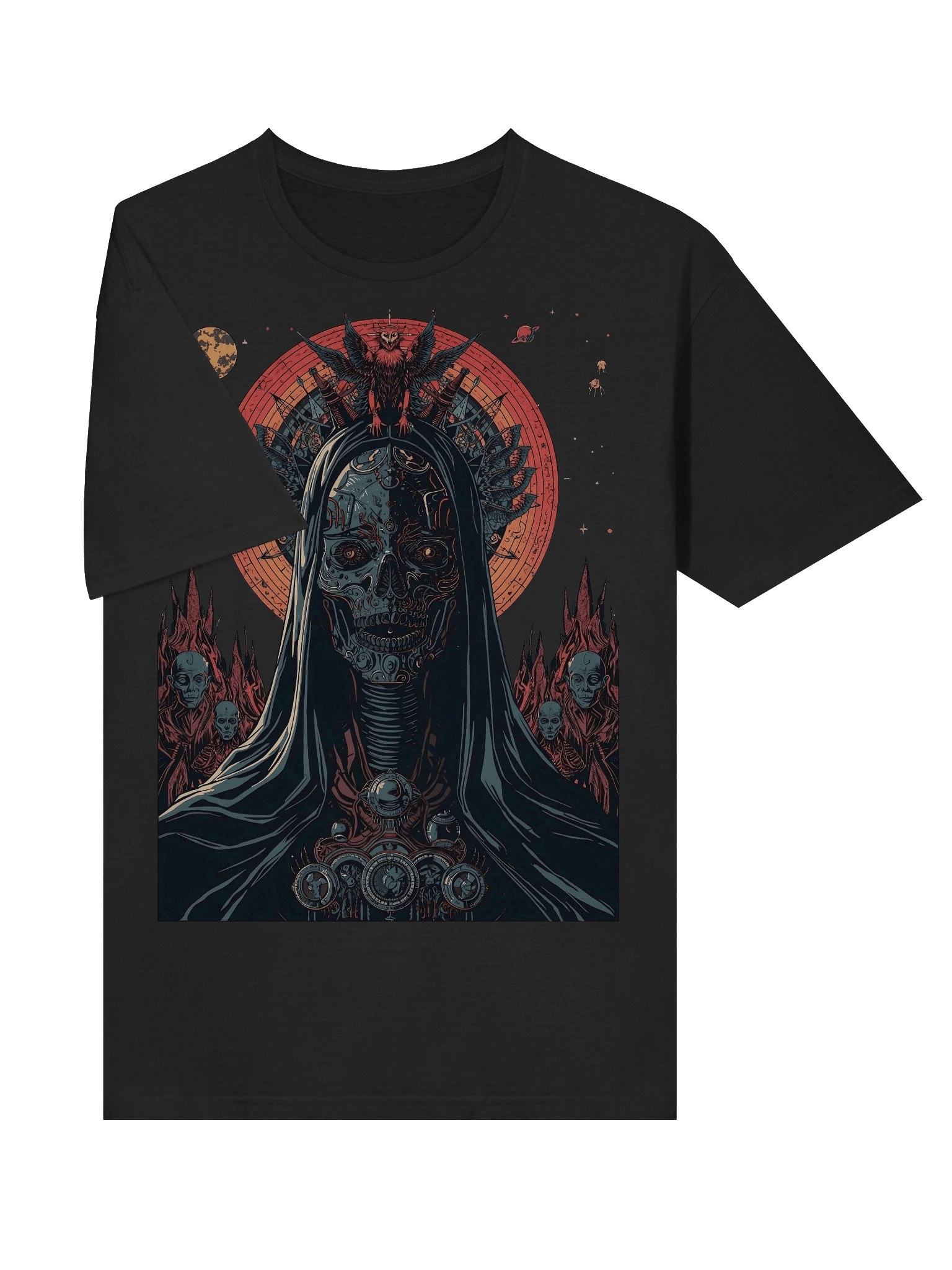 Neon Gothic Skull T-Shirt product image (8)