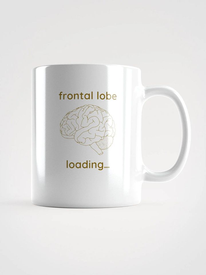 frontal lobe loading... mug (mustard) product image (2)