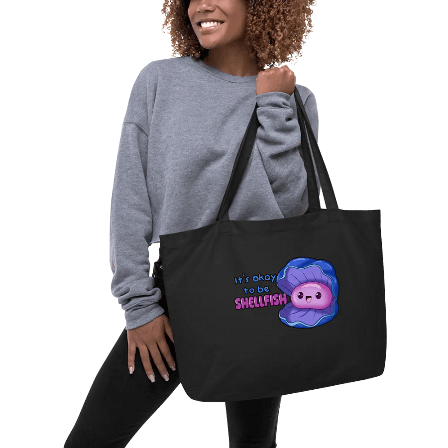 It's okay to be shellfish tote product image (6)