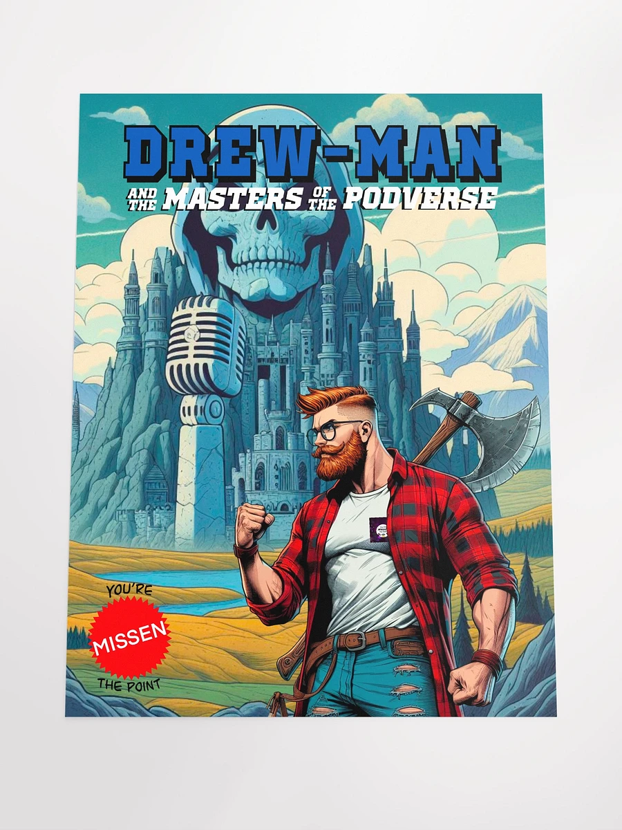 DREW-MAN and the MASTERS OF THE PODVERSE - Poster product image (4)