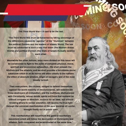 PAUSE AND READ...ALBERT PIKE WROTE THIS LETTER IN 1871.
#falseflag #israel #palestine #iran #ww3
This isn't prophecy, this is...