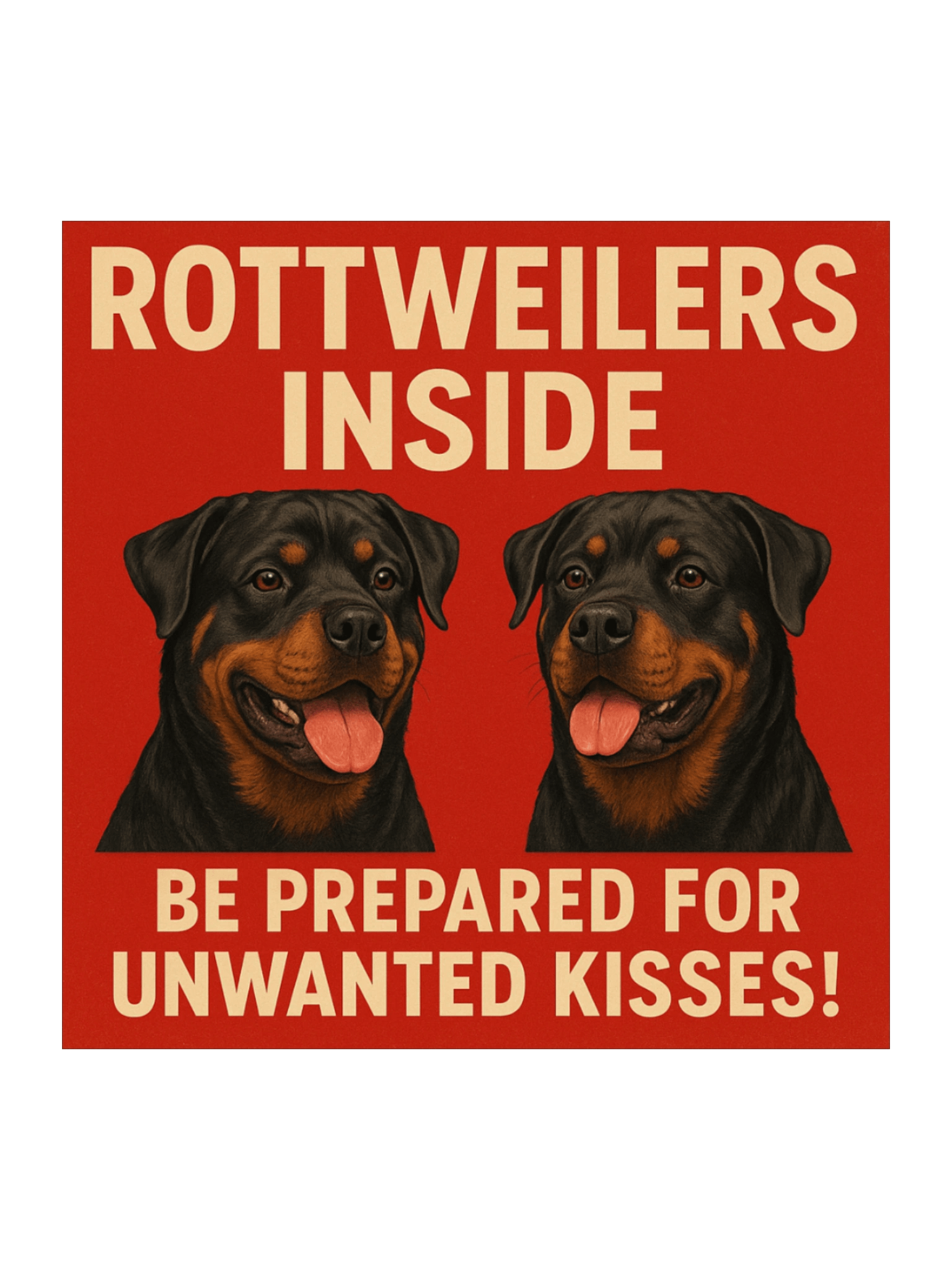 Rottweiler Kiss Cut Sticker product image (2)