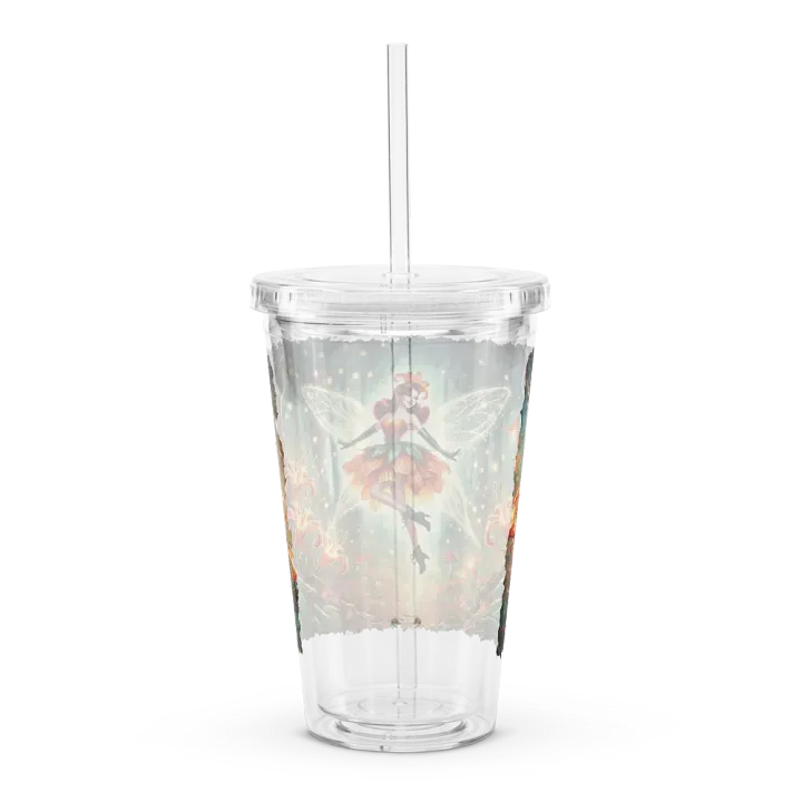 Enchanted Orange Lily Fairy Double Wall Tumbler product image (2)