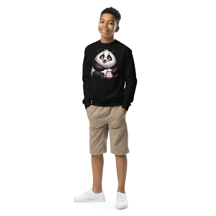 Big Bro Panda Youth Sweatshirt product image (1)