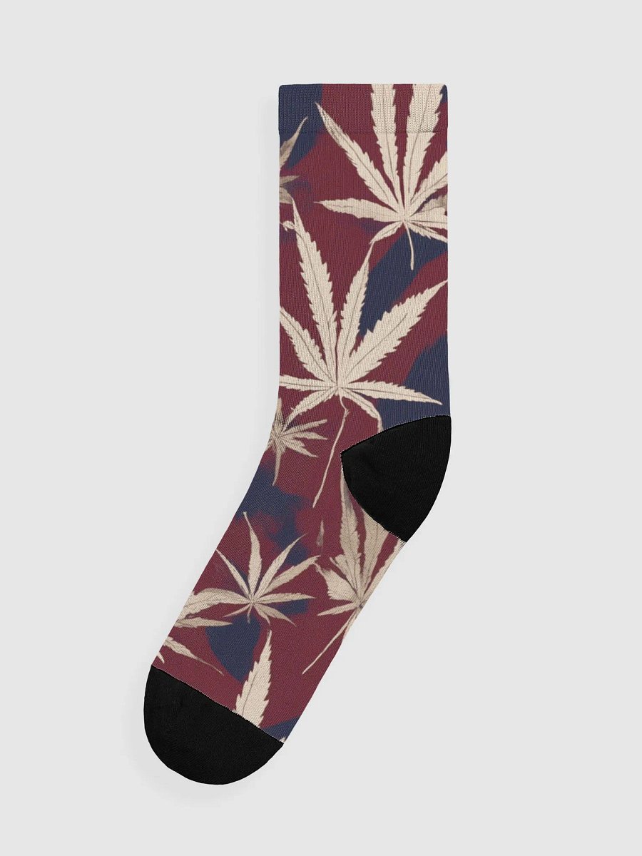 MAROON NAVY LEAFS product image (3)