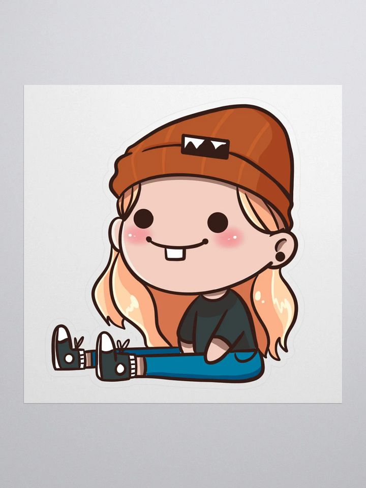 Sit Kiss Cut Sticker product image (1)