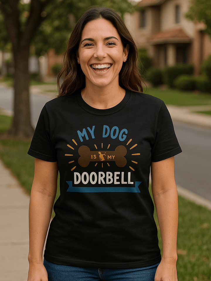 My Dog is my Doorbell Graphic Tee product image (2)