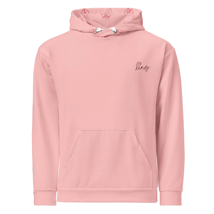 Lingling Kwong Lips Unisex Hoodie (Pink) product image (1)