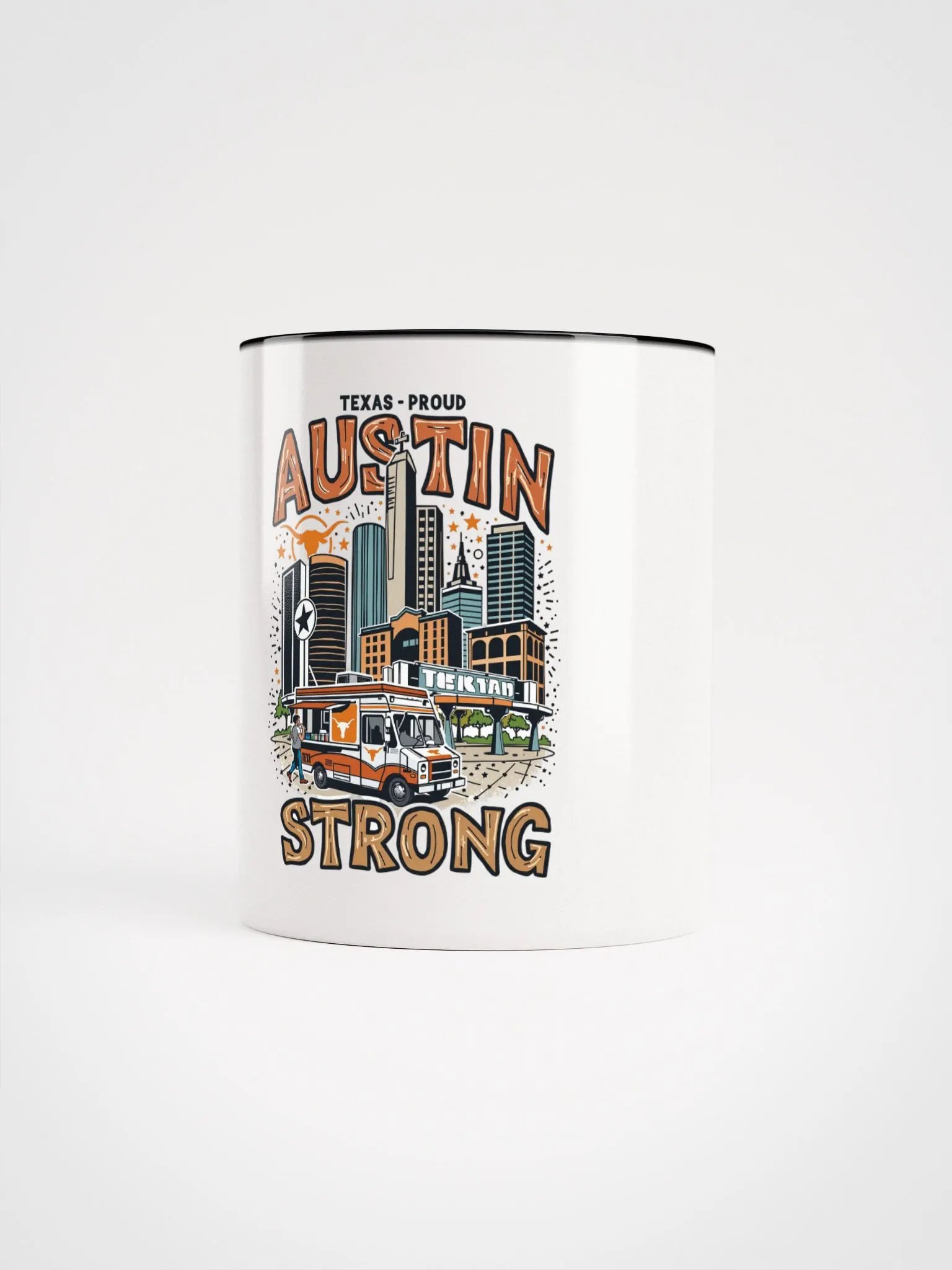Texas Proud Austin Strong Ceramic Mug product image (62)