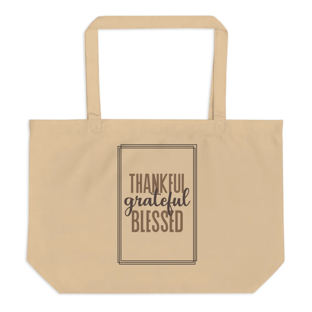 Thankful, Grateful, Blessed Tote Bag product image (1)