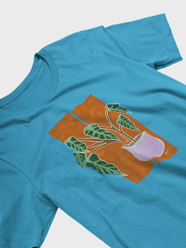 Blue tones Lady's plants Bella+Canvas Supersoft T-Shirt product image (2)