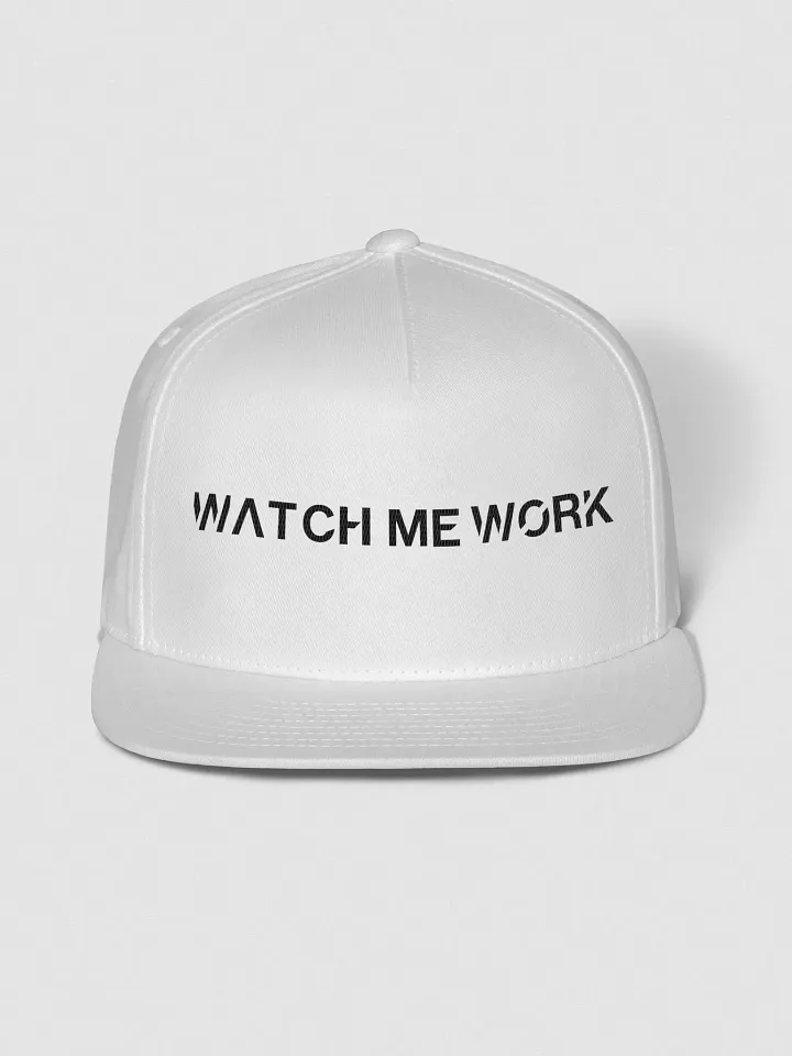 WatchMeWork Signature SnapBack - White product image (1)