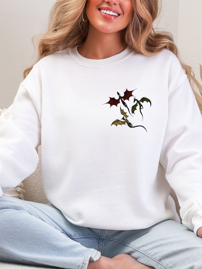 Fantasy Baby Dragon Sweatshirt - Unisex Pullover Crewneck product image (4)