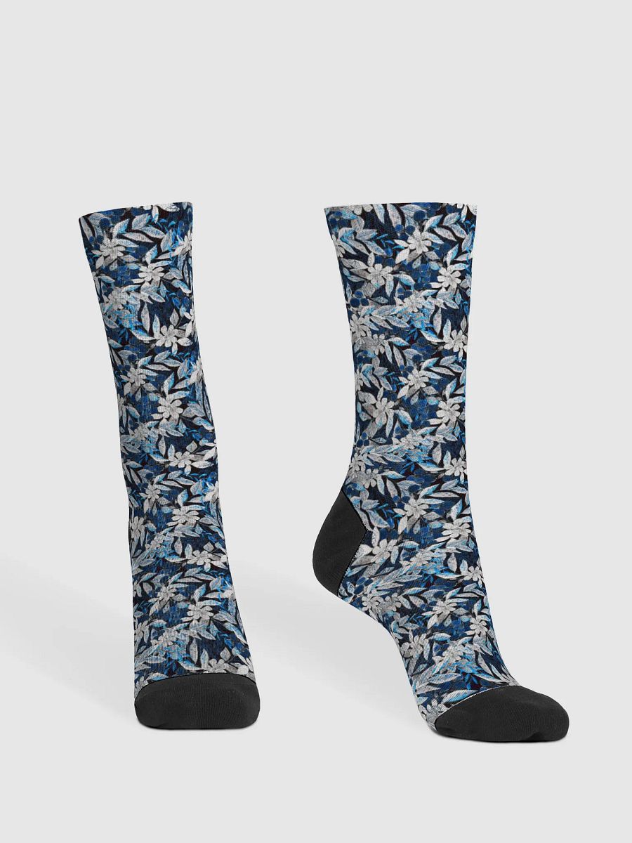 Blue White Garden Socks product image (2)