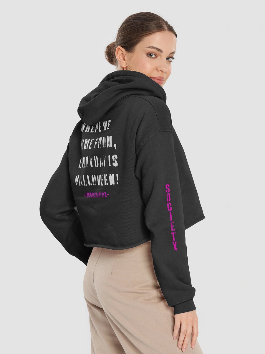 Midnight Lycanthropy Cut Off Hoodie product image (6)