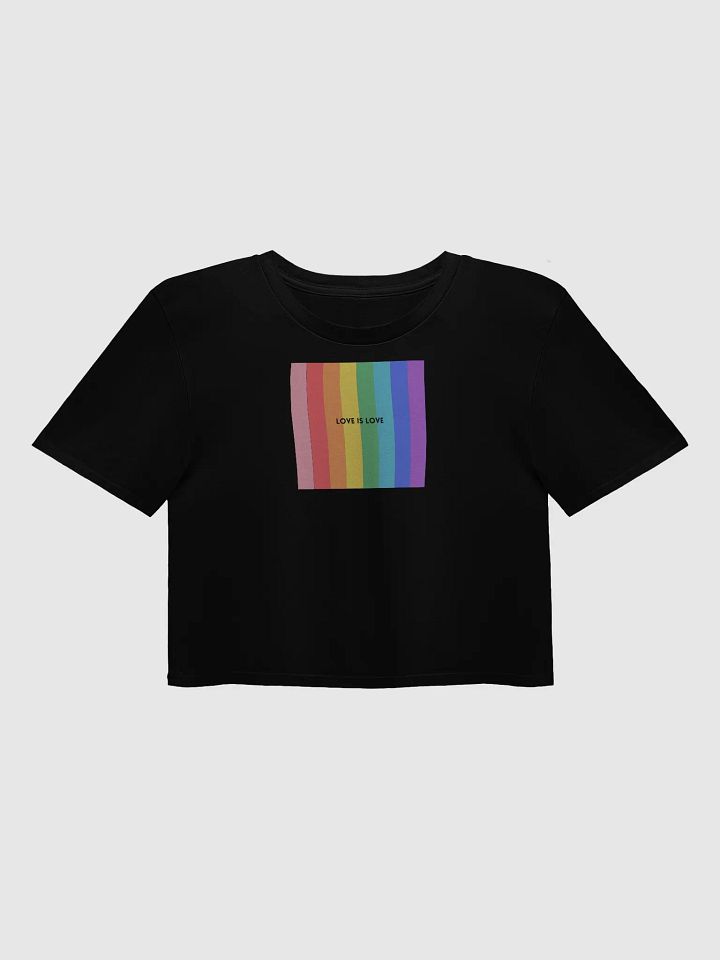 Love is Love Cropped Tee. product image (5)