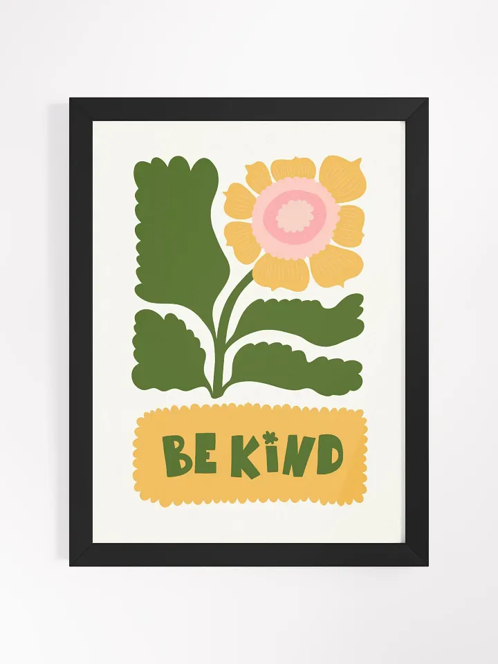 Be Kind - Framed Poster product image (1)