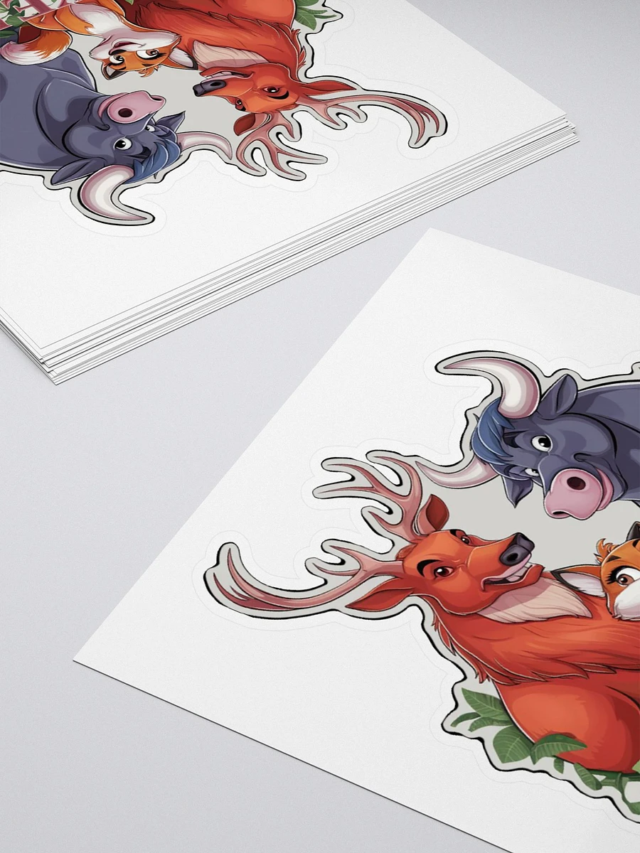 The Vixen and The Stag and The Bull Vixen Games Vinyl Sticker product image (10)