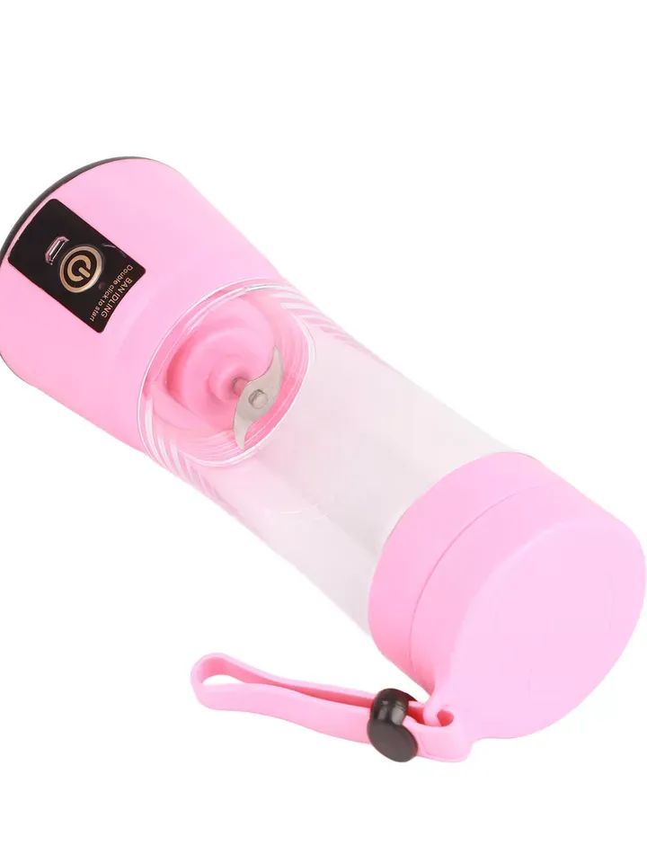 Juicer Portable Juicer Machine Two Leaf Stainless Steel Blade Plastic 2000mAh Re product image (5)