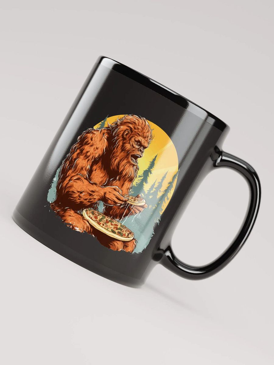 Sasquatch Eating Pizza Mug product image (4)