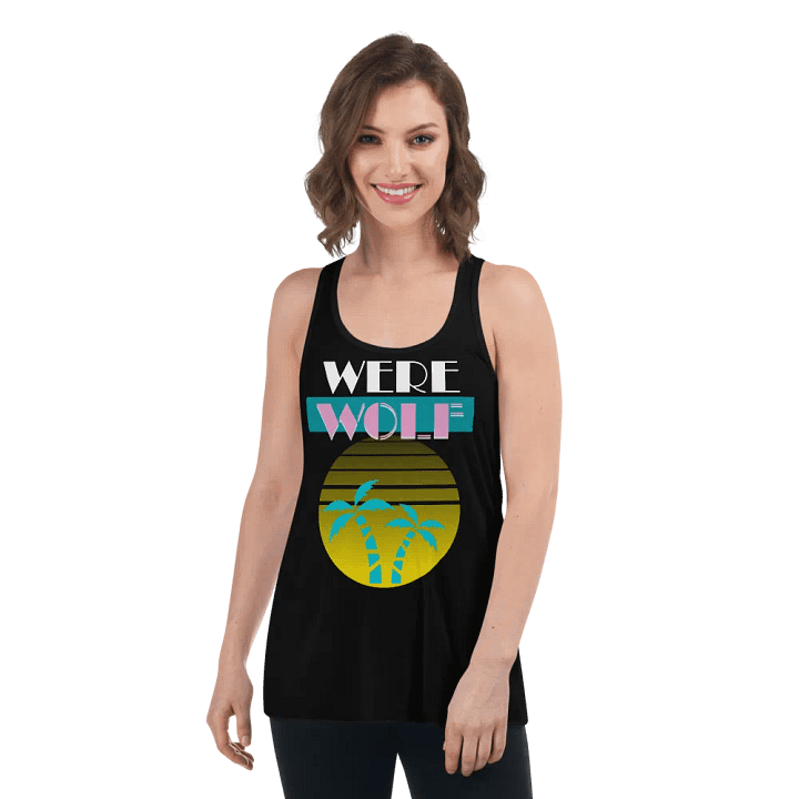 Were Wolf flowy tank top product image (2)